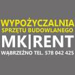 Wypożyczalnia Sprzętu Budowlanego MK RENT Wąbrzeźno