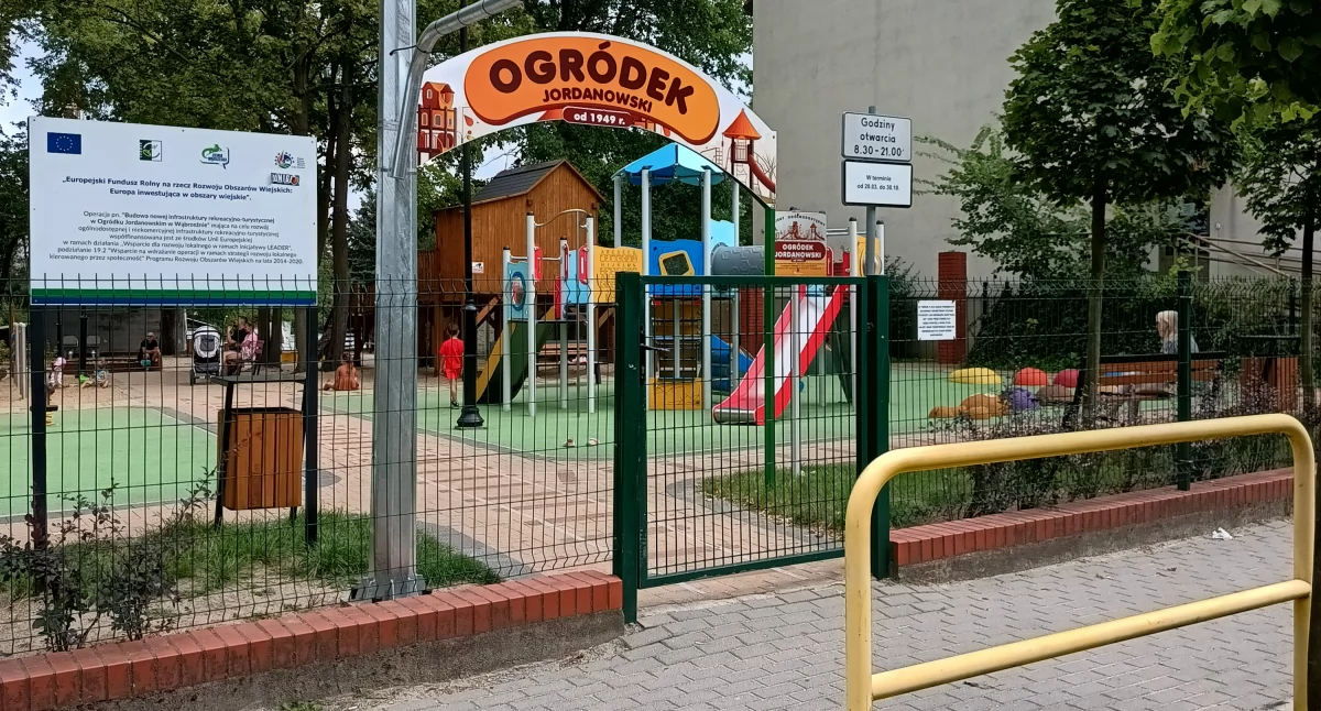 Wydarzenia lokalne, Ogródek Jordanowski naprawiony - zdjęcie, fotografia