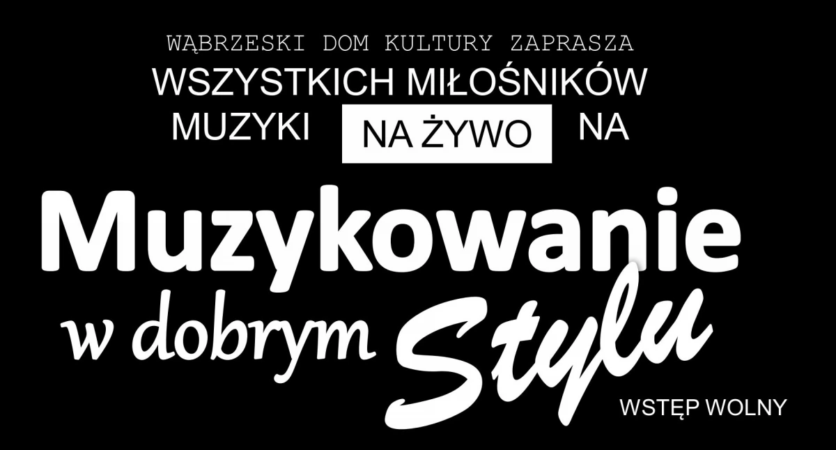 Domy kultury, Wieczór poezją śpiewaną - zdjęcie, fotografia