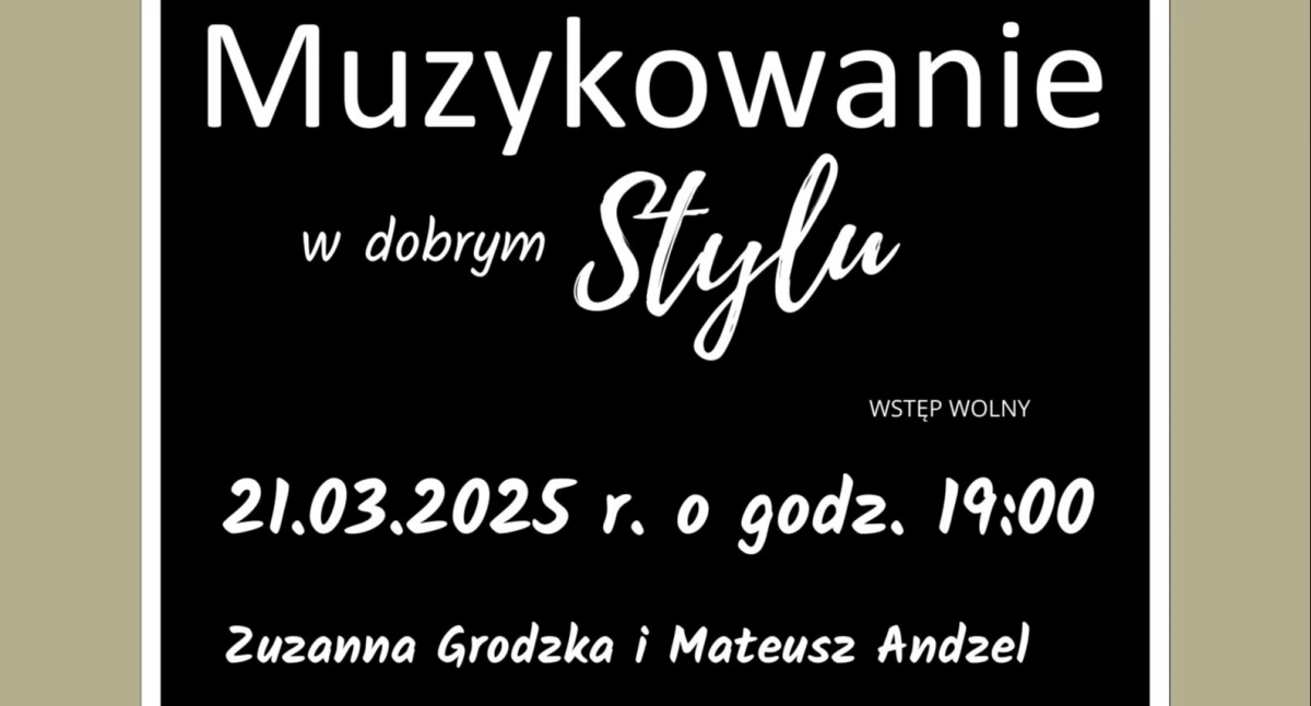 Domy kultury, Zapraszają muzyczny wieczór - zdjęcie, fotografia