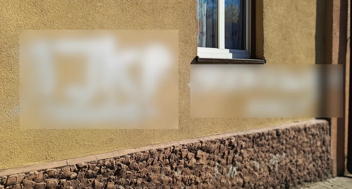 Kronika kryminalna, Kibole zdewastowali budynki Wąbrzeźnie - zdjęcie, fotografia
