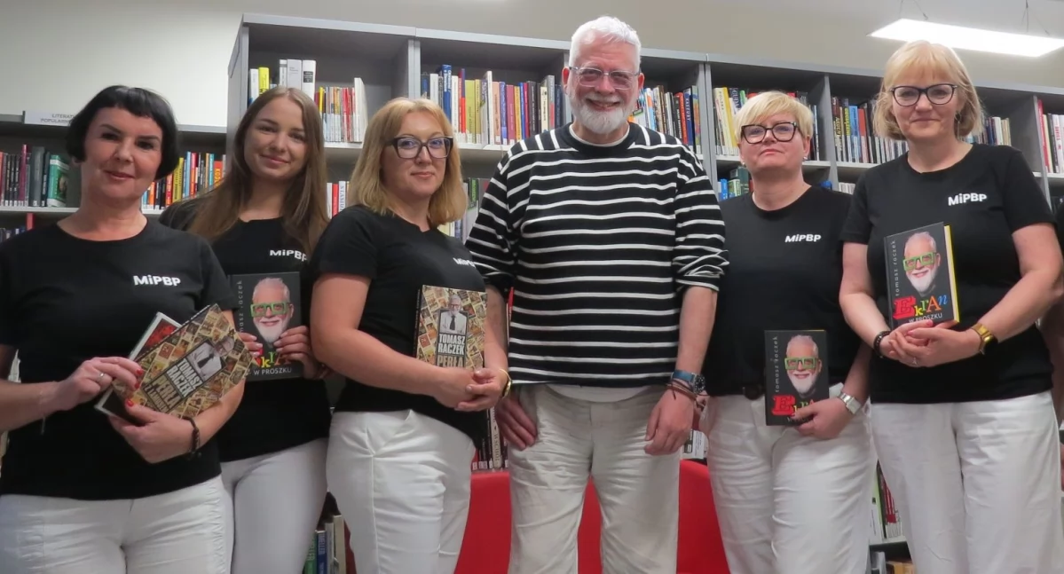 Biblioteki, Mistrz słowa oczarował wąbrzeźnian - zdjęcie, fotografia