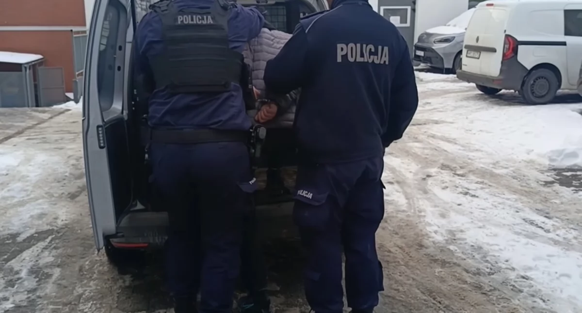 Kronika kryminalna, Sprawca brutalnego pobicia areszcie Grozi - zdjęcie, fotografia