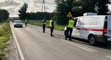 Rowerzystka po alkoholu