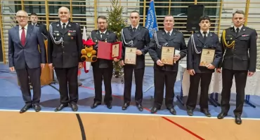Strażacki opłatek w gminie Dębowa Łąka