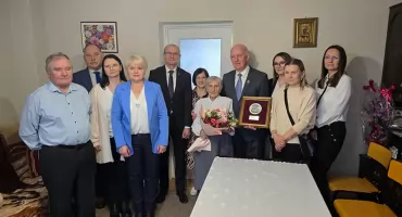 Z życzeniami u Pani Genowefy